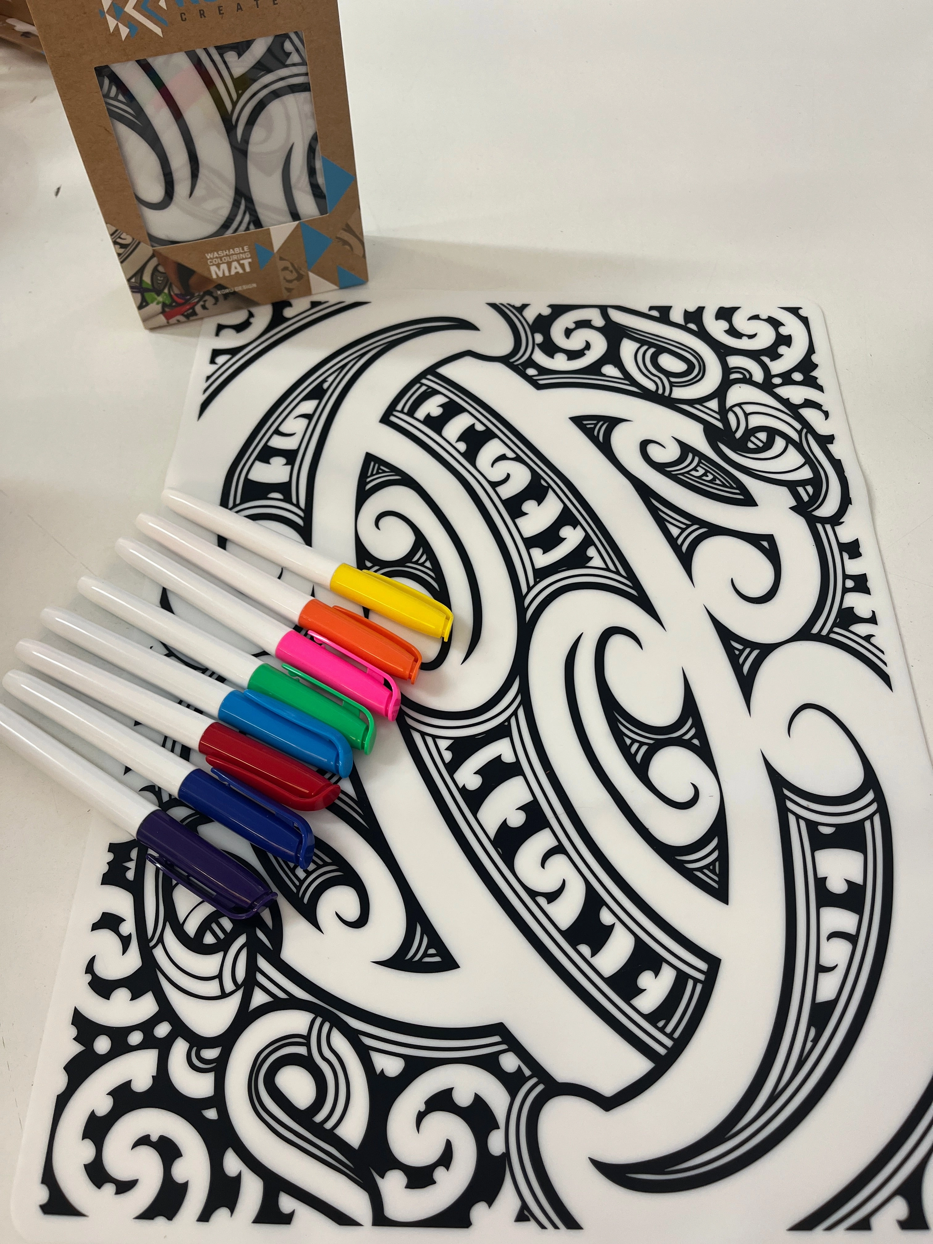 Koru Washable colouring Mat