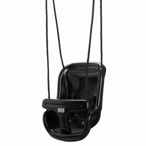 KREA Swing w. High Back In Plastic Black