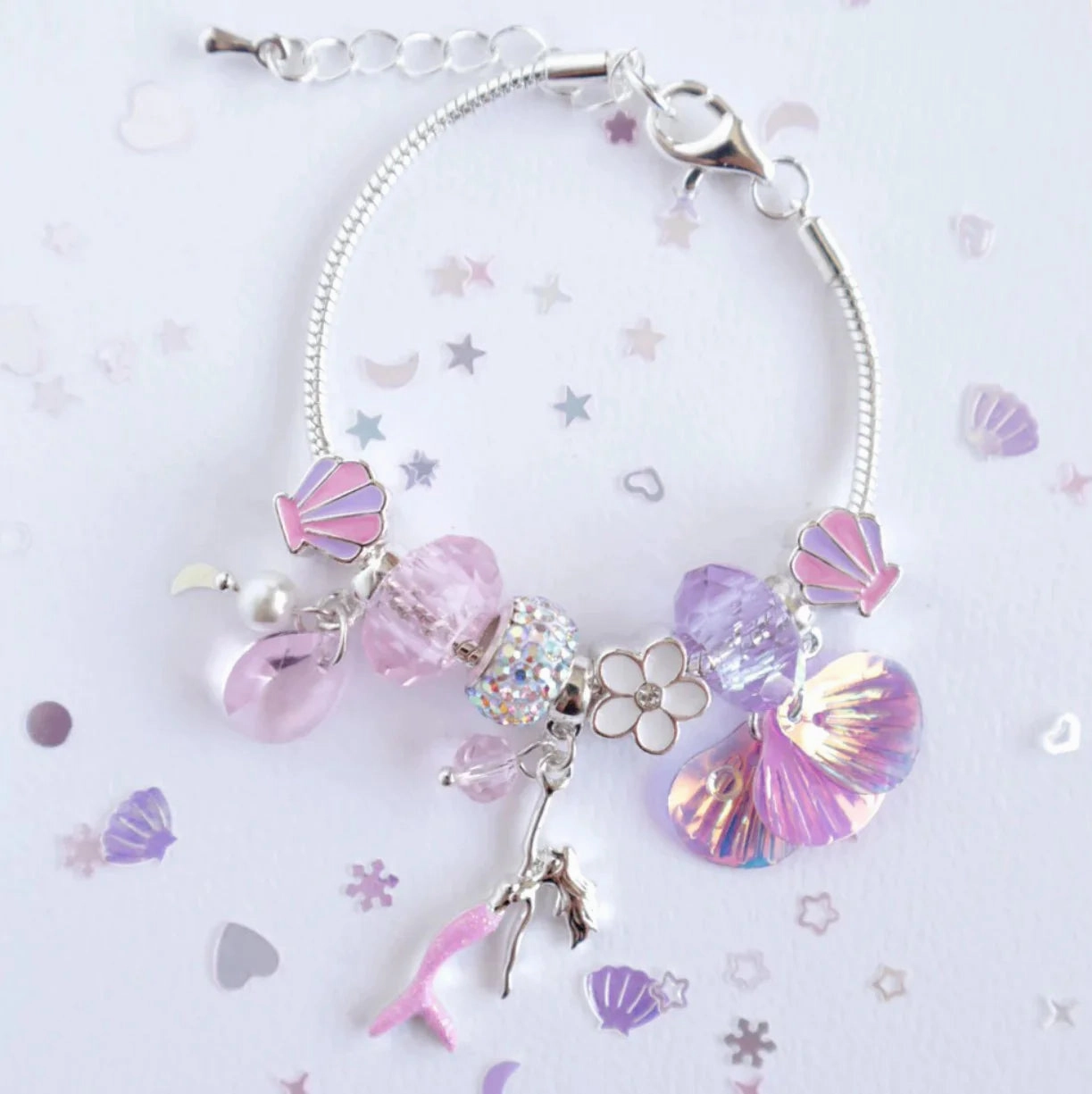Lauren Hinkley Mermaid song charm bracelet