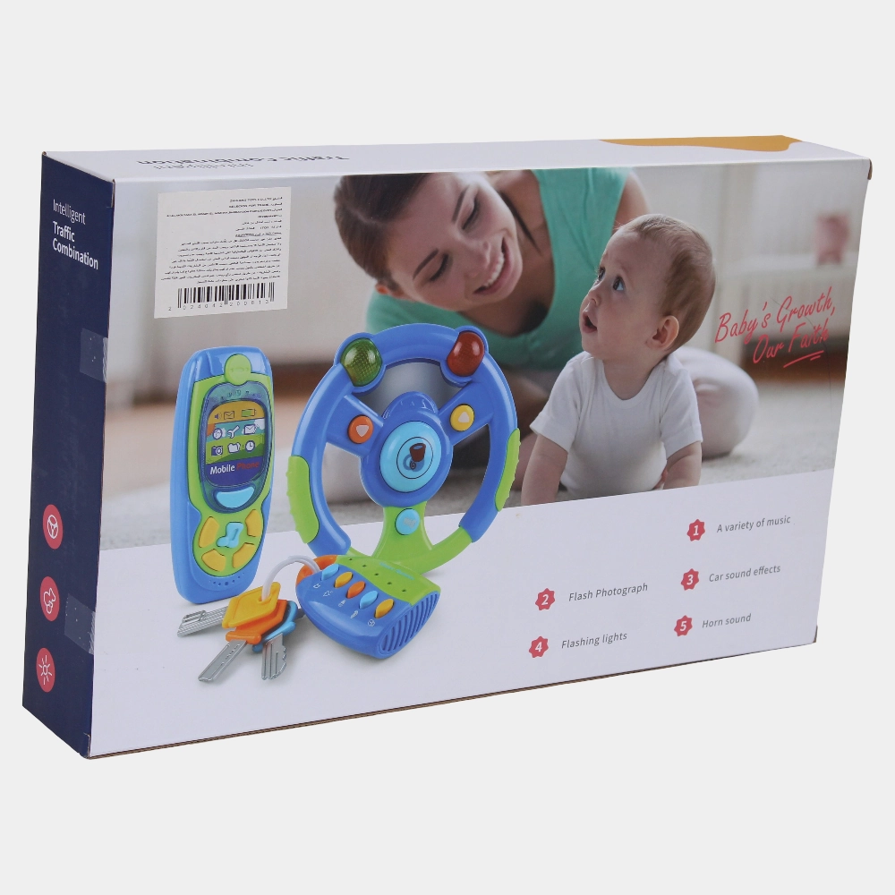 Learning Music Toy - Green - Key Chain, Mobile, and Steering Wheel