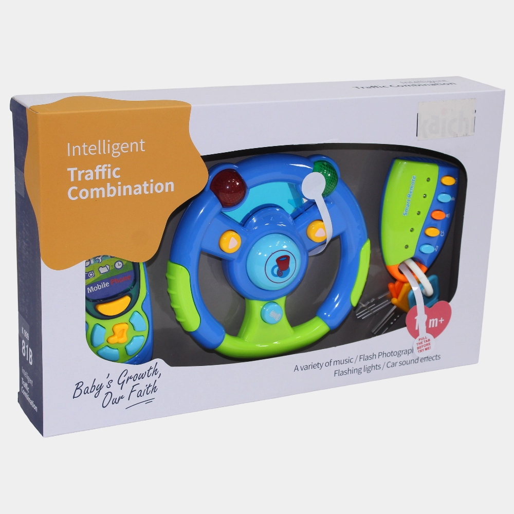 Learning Music Toy - Green - Key Chain, Mobile, and Steering Wheel