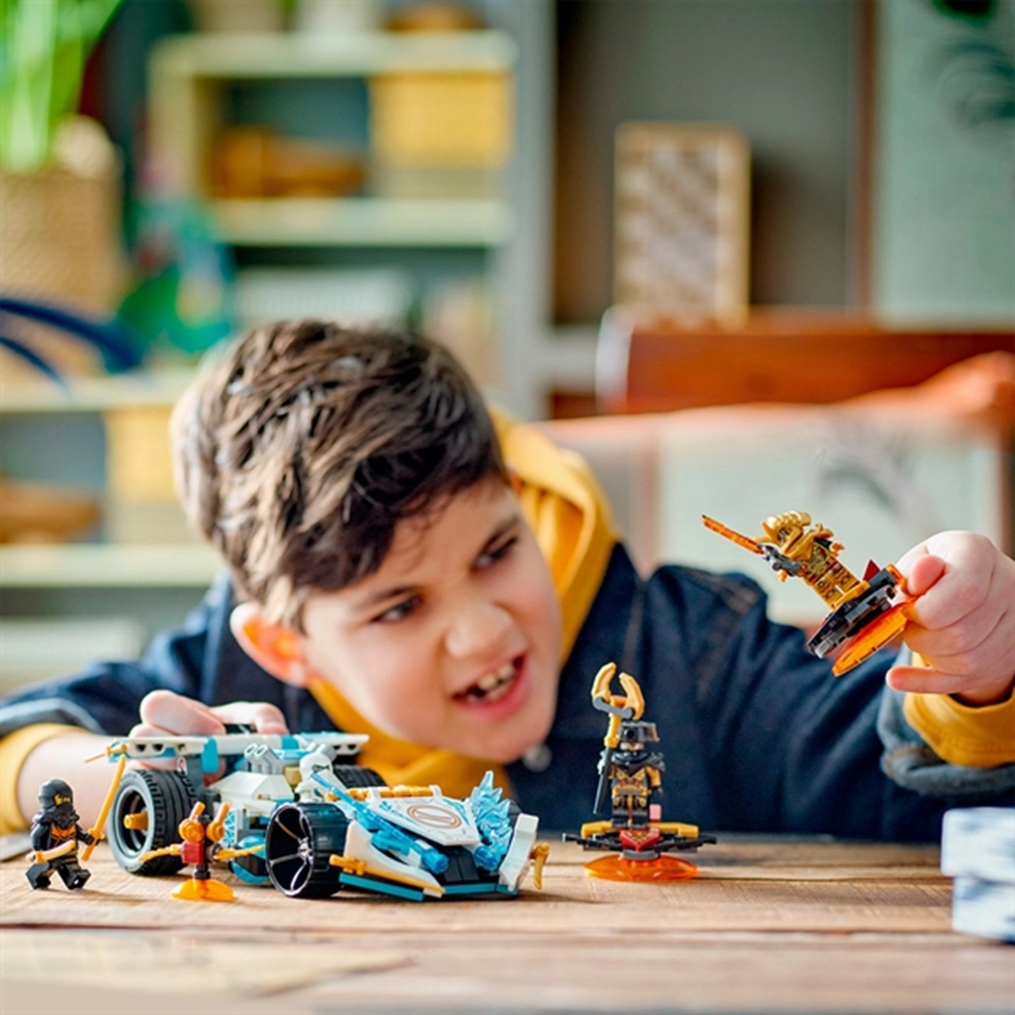 LEGO NINJAGO Zane's Dragon Power Spinjitzu Racing Car