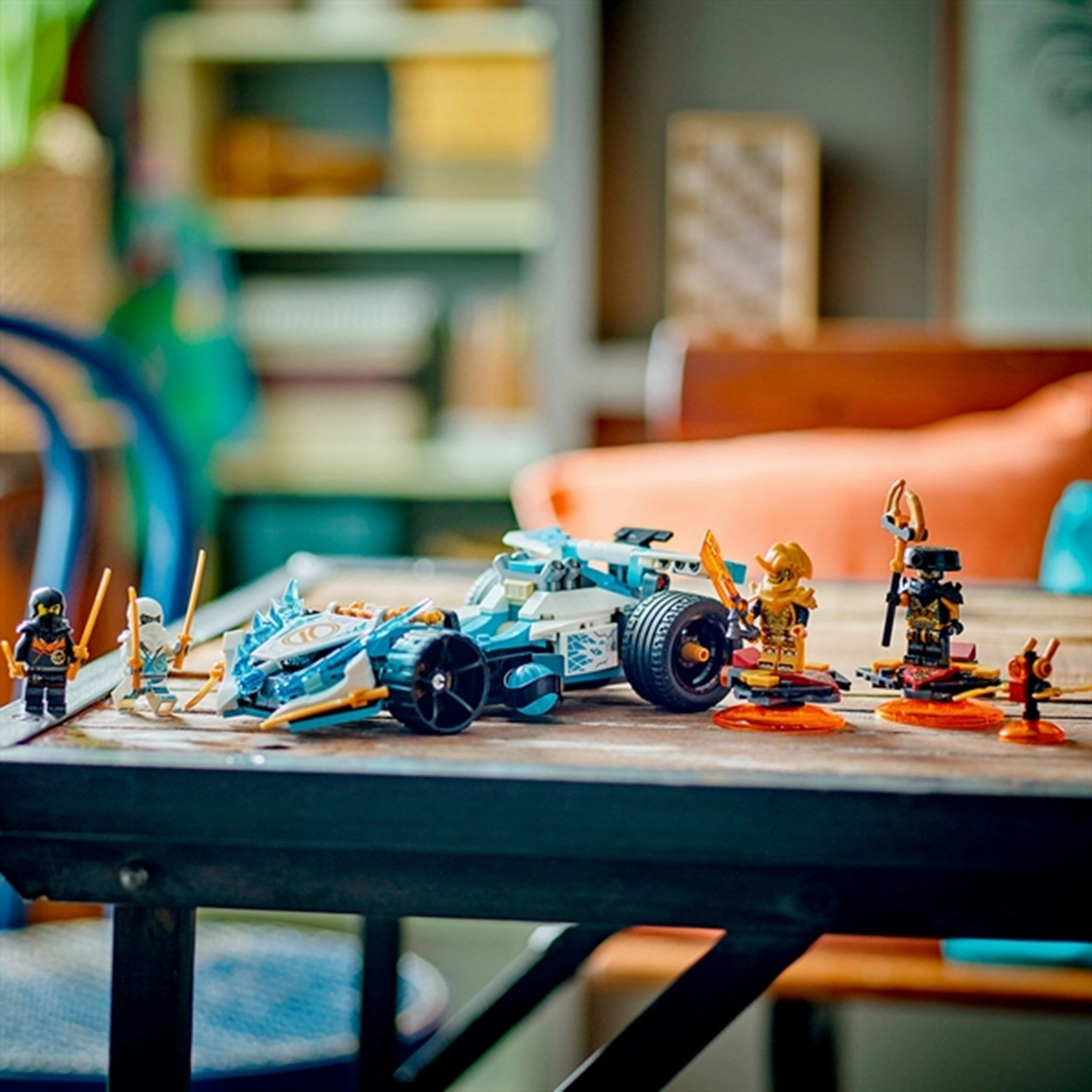 LEGO NINJAGO Zane's Dragon Power Spinjitzu Racing Car