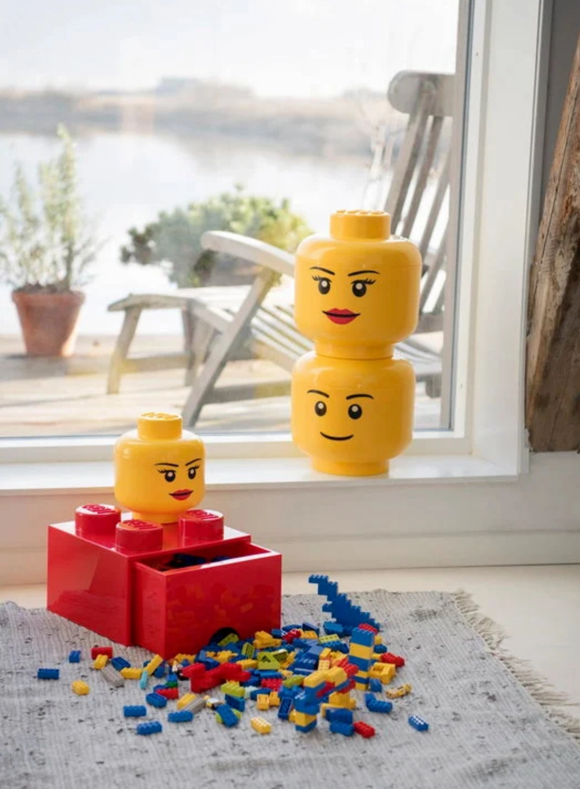 LEGO Storage head Boy large