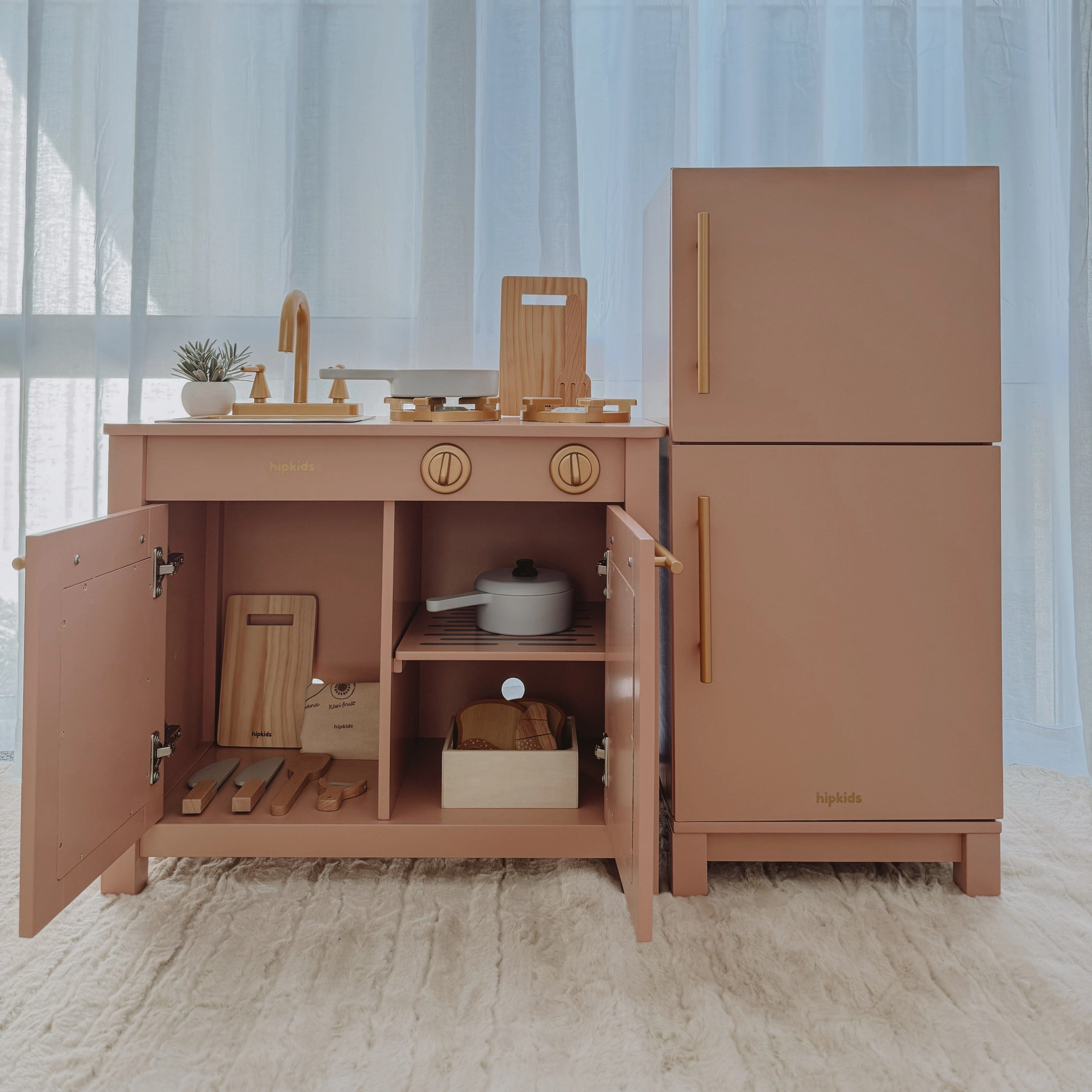 Little Boho Toy Kitchen Set