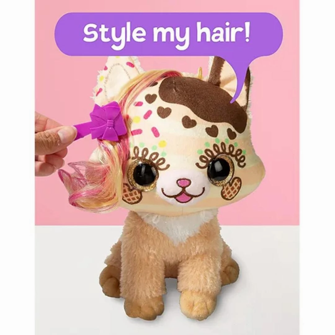 Little Bow Pets - Regular Dog Plush Toy (Multi Colour)