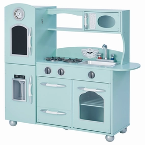 Little Chef Westchester Retro Kids Kitchen Playset, Mint