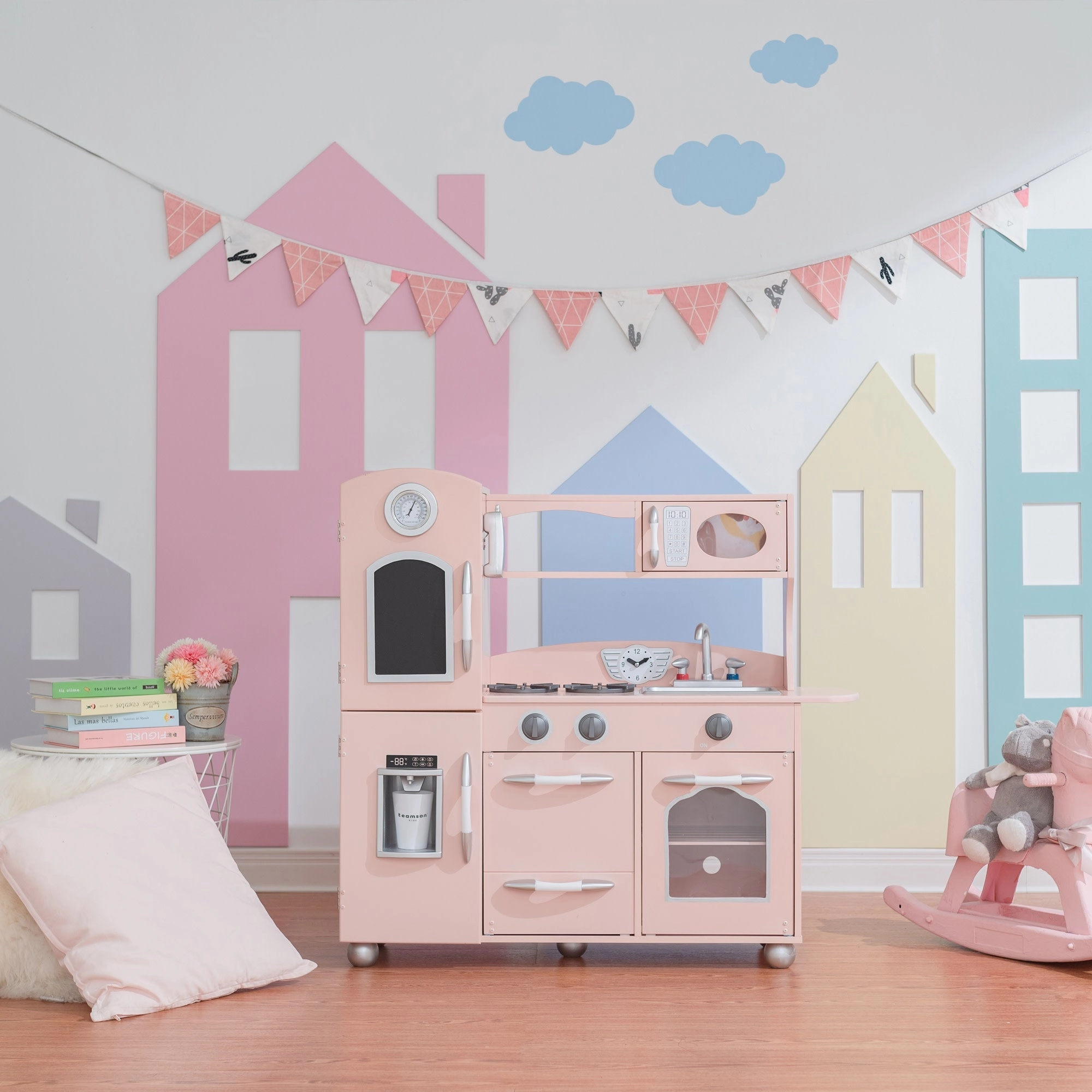 Little Chef Westchester Retro Play Kitchen, Pink