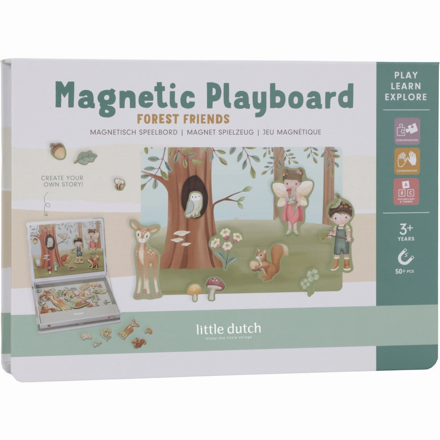 Little Dutch Forest Friends Multi Magnetic Play Set