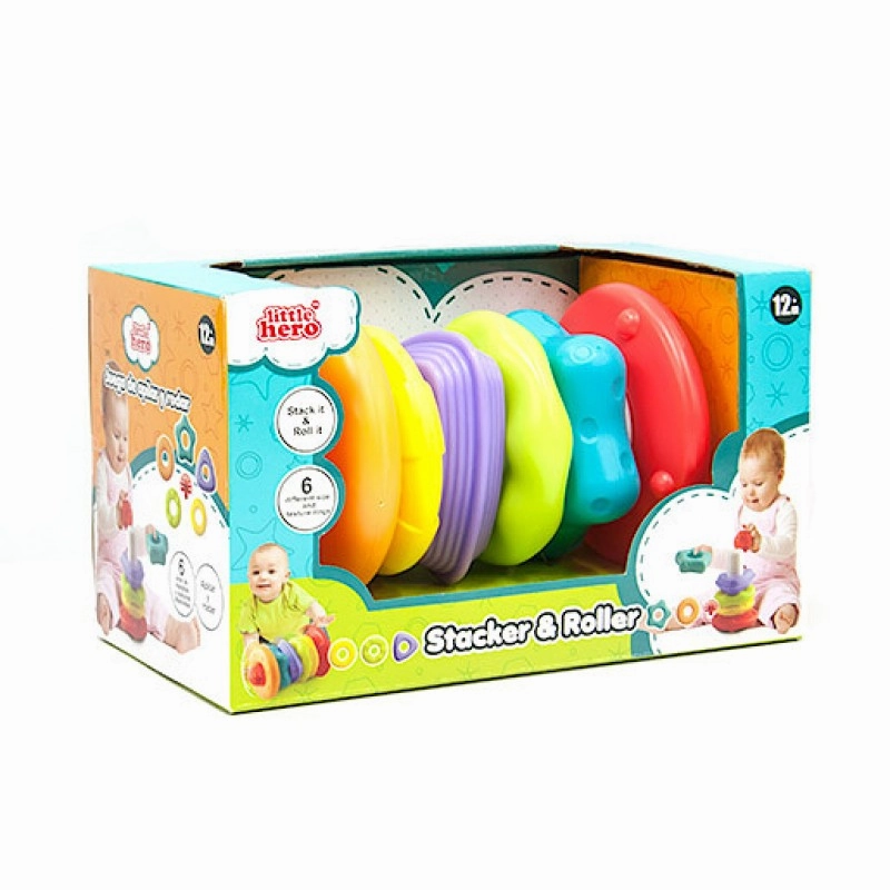 Little Hero Hoop Stacking Game- Multicolour