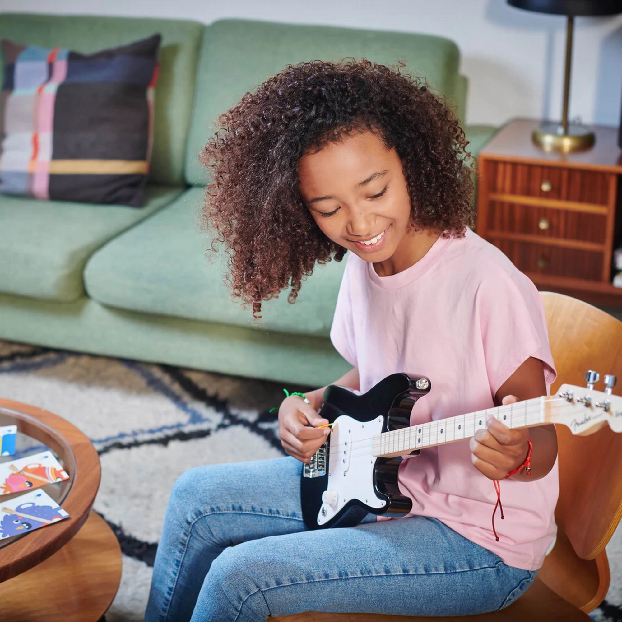 Loog Fender x Loog Stratocaster ?Black
