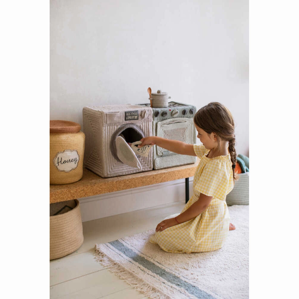 Lorena Canals Kitchen Play Basket Washing Machine - 28x30x33cm