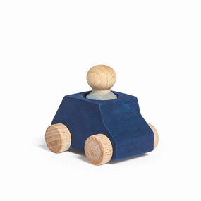 Lubulona Blue Wooden Toy Car