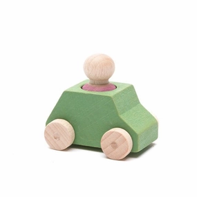 Lubulona Green Wooden Car
