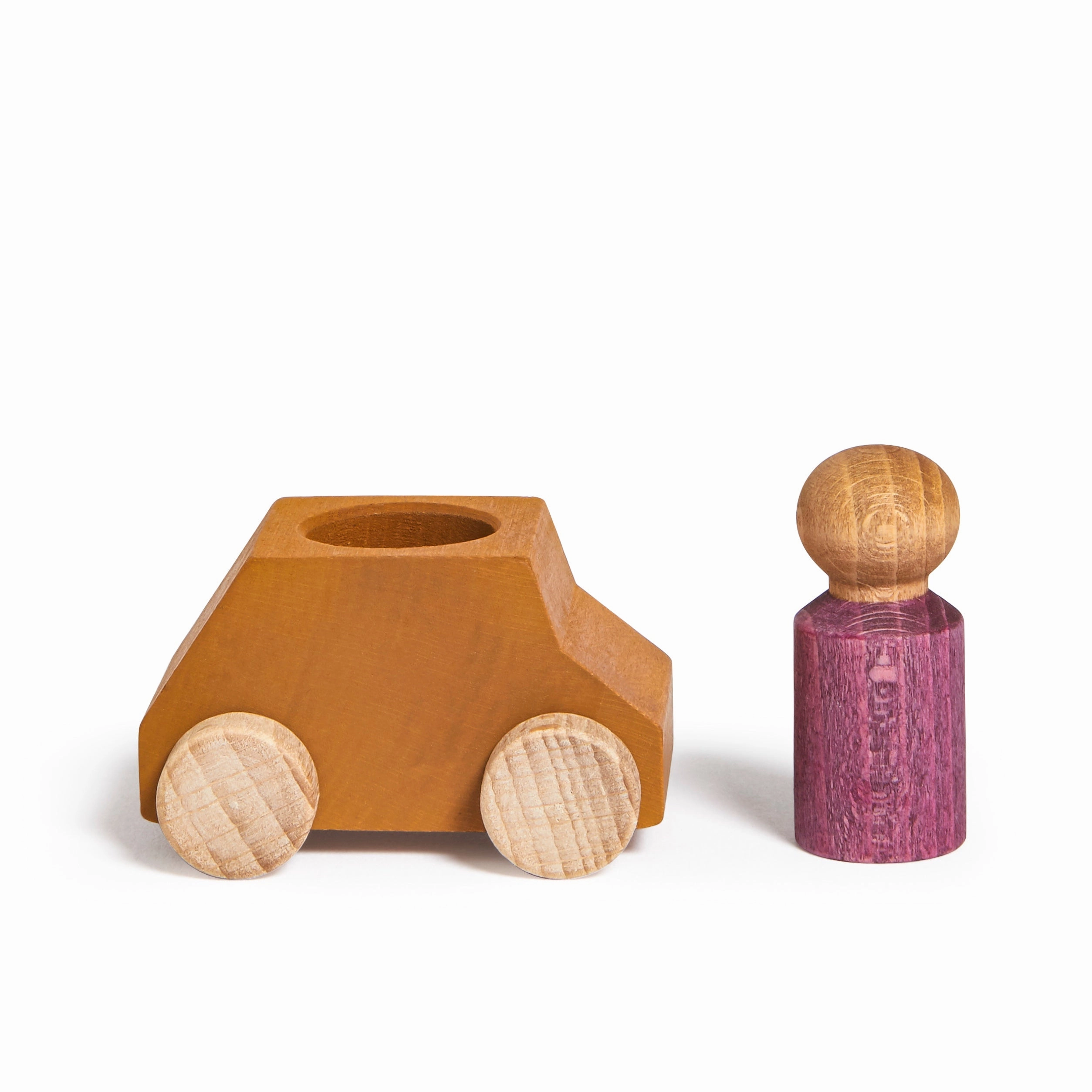 Lubulona Ochre Wooden Car