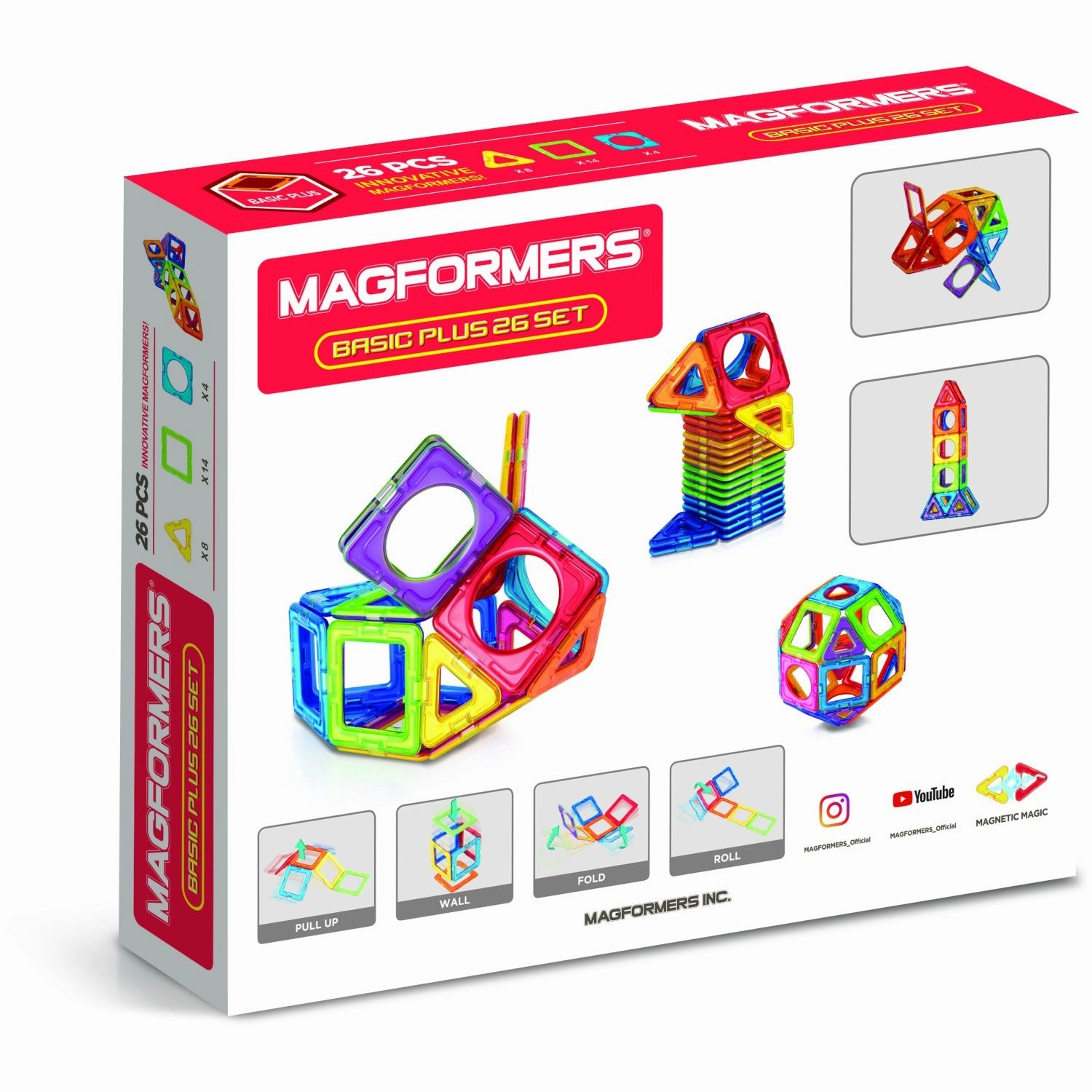 Magformers Basic Plus 26 Set