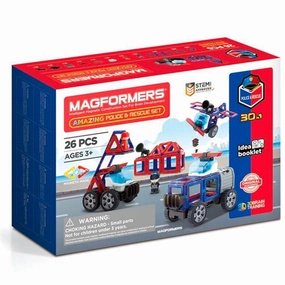 Magformers Police & Rescue Set