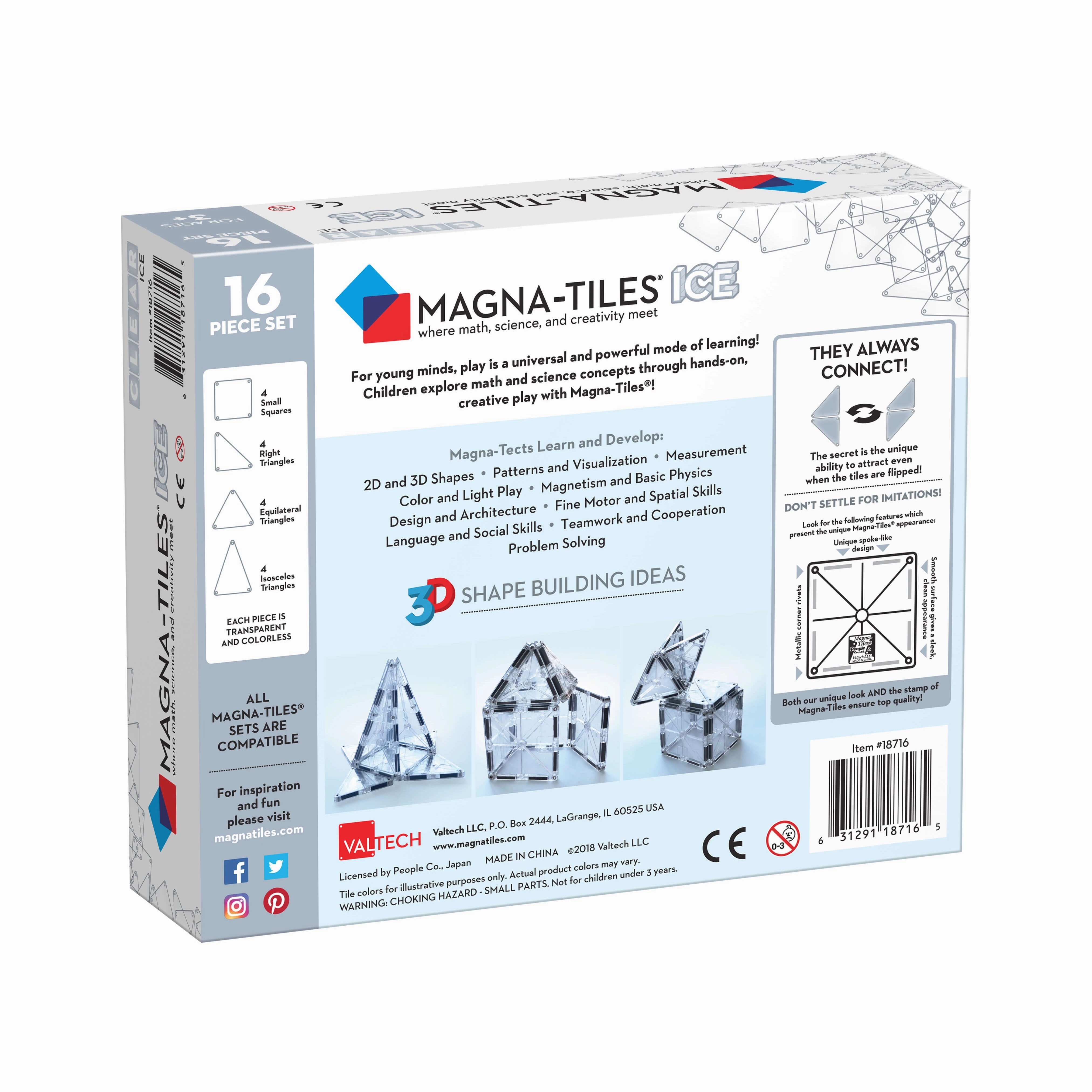 MAGNA-TILES Classic Ice 16