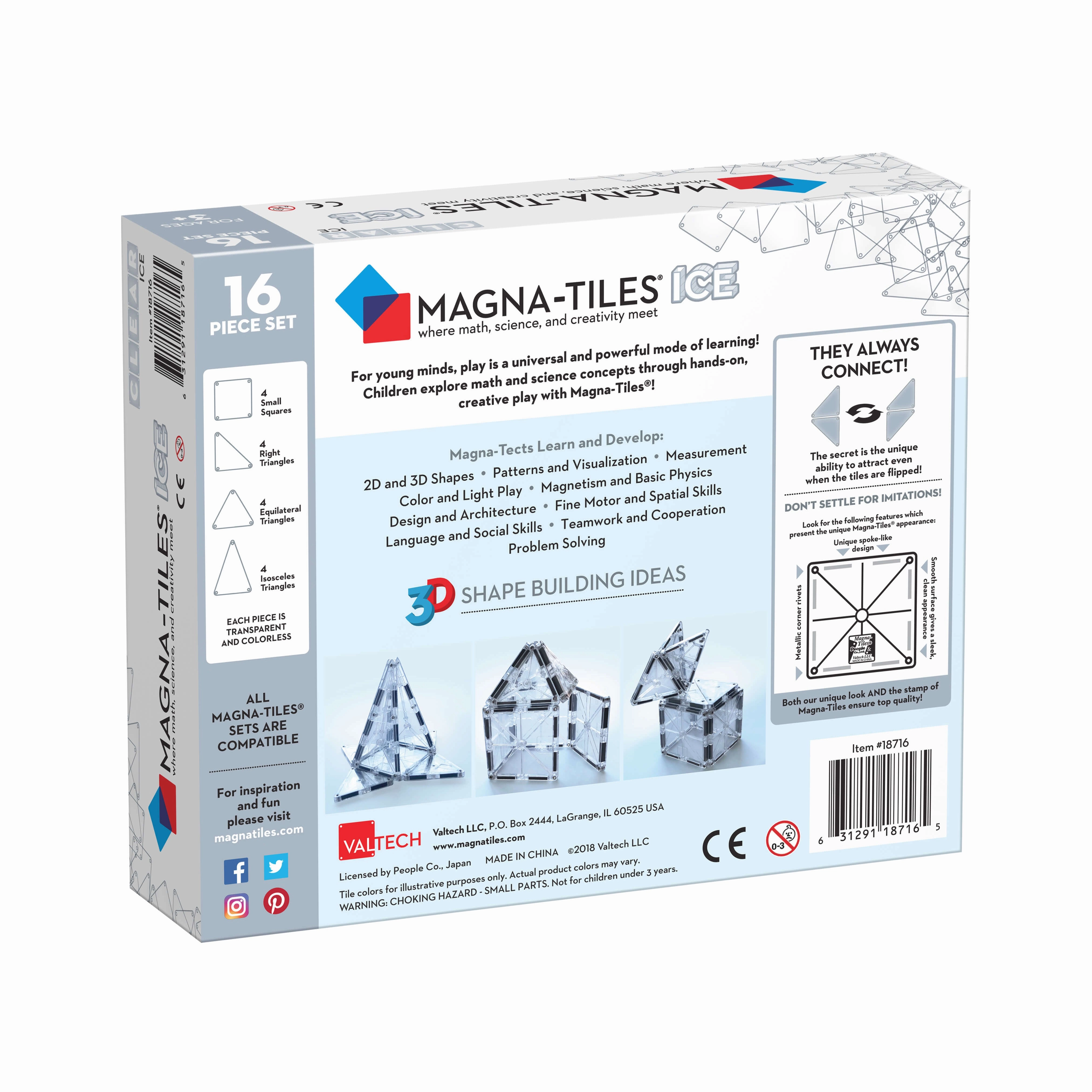 MAGNA-TILES Classic Ice 16