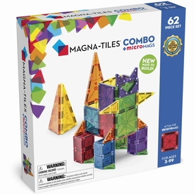 Magna-Tiles? microMAGS Combo 62 pcs