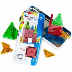 Magna-Tiles? microMAGS Travel Tin Case 26 pcs