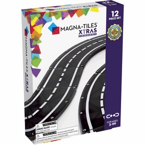Magna-Tiles? XTRAS : Roads, 12 pcs set