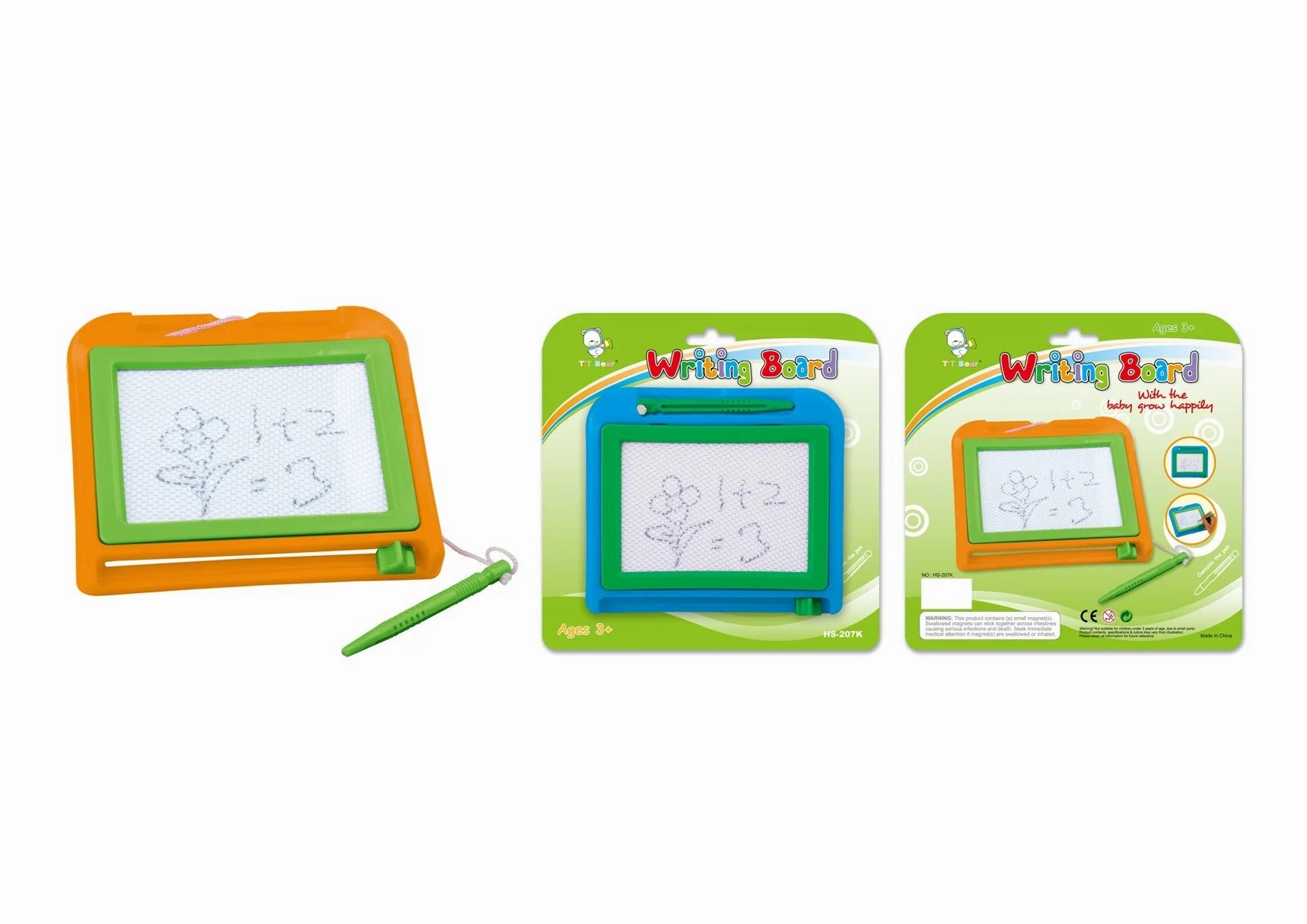 Magnetic Writing board Green/orange