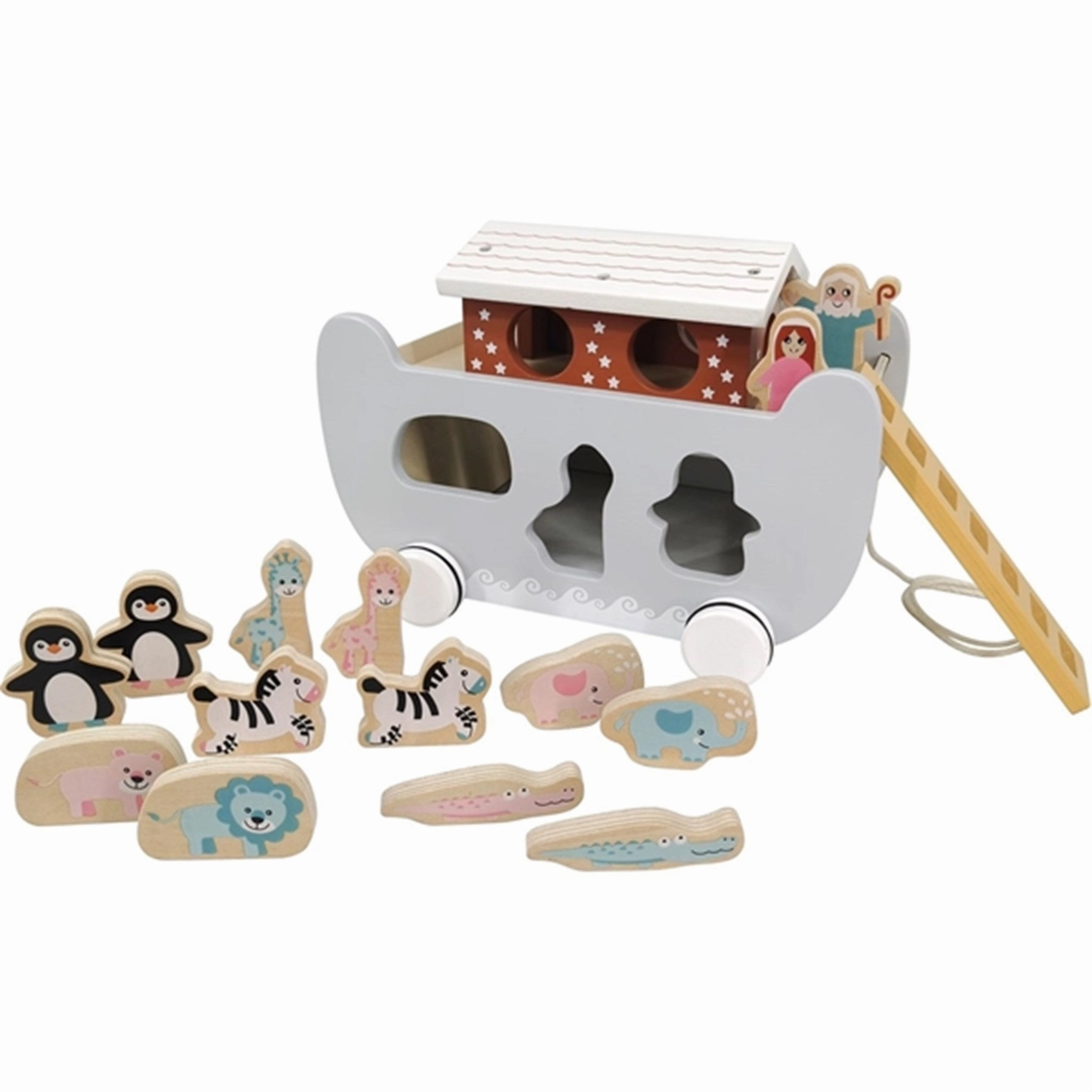 Magni Noah's Ark Wooden Sorting Box