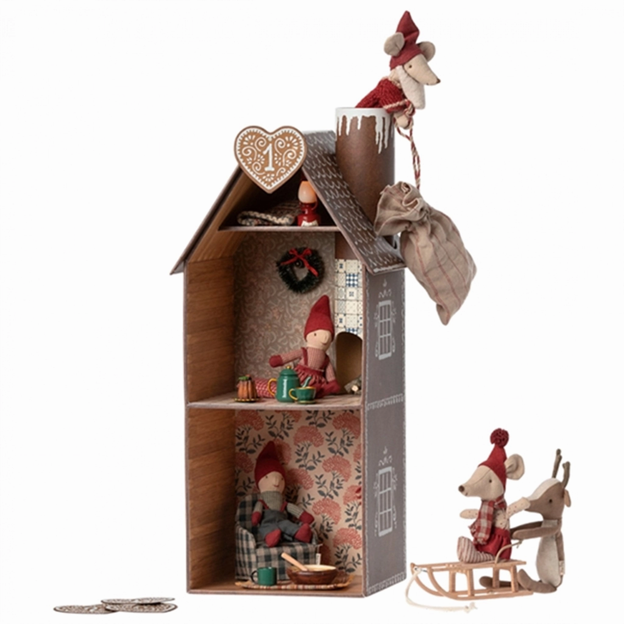 Maileg Gingerbread House, Mouse