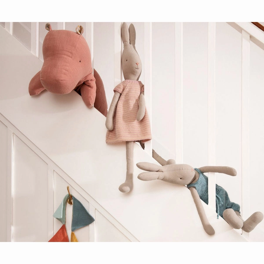 Maileg Rabbit Size 4, Knitted Overall