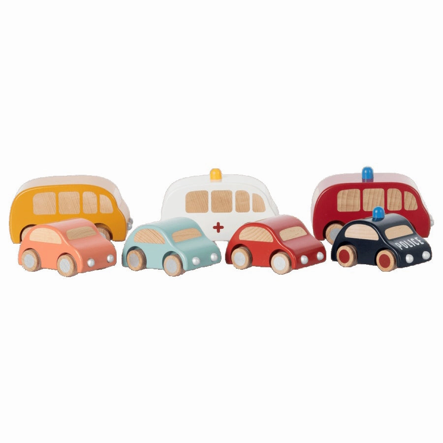 Maileg Wooden Car - Light Blue