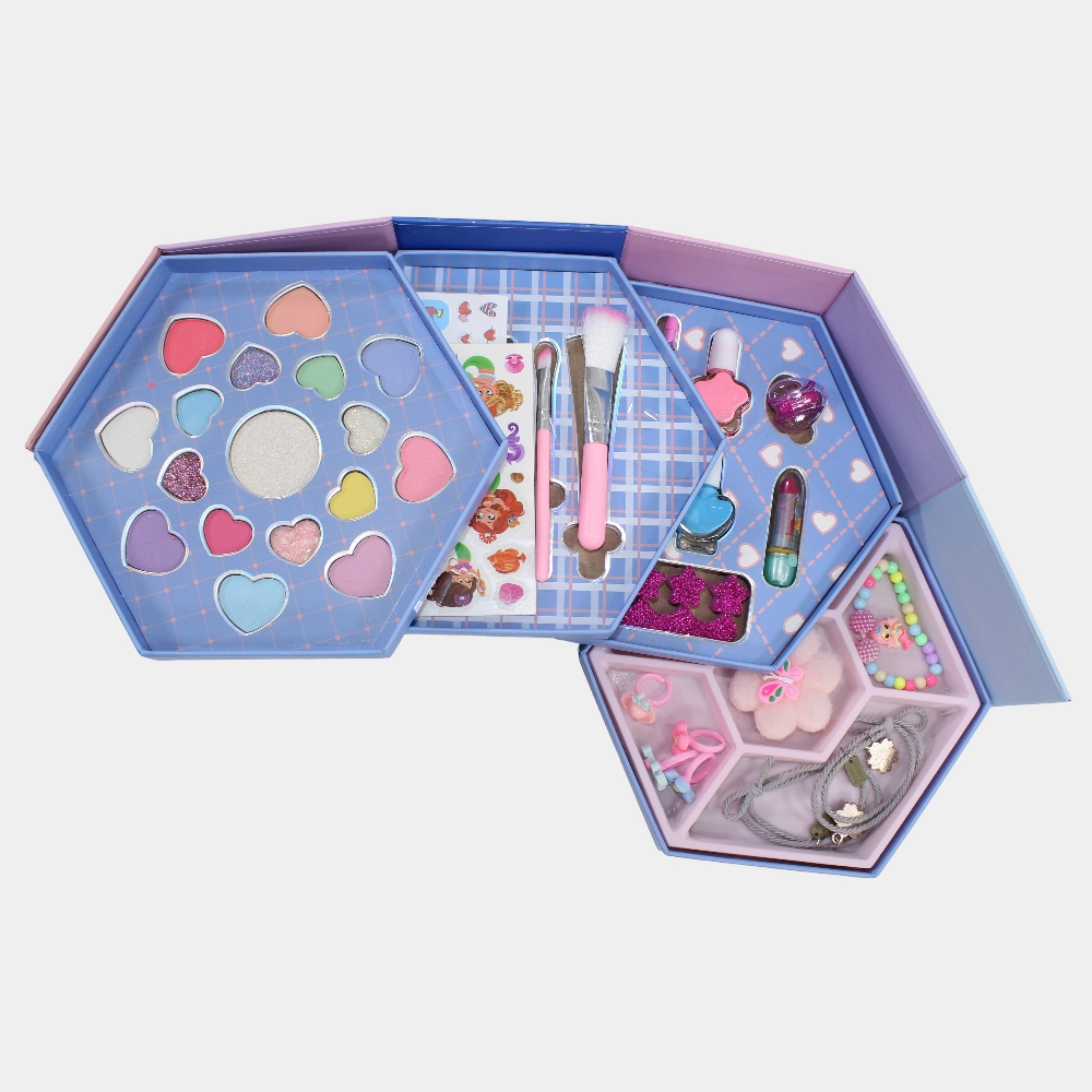 Marvellous Mermaid  4-Layer Kids Makeup and Jewelry Set