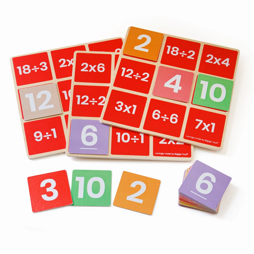 Math Bingo - Multiply & Divide