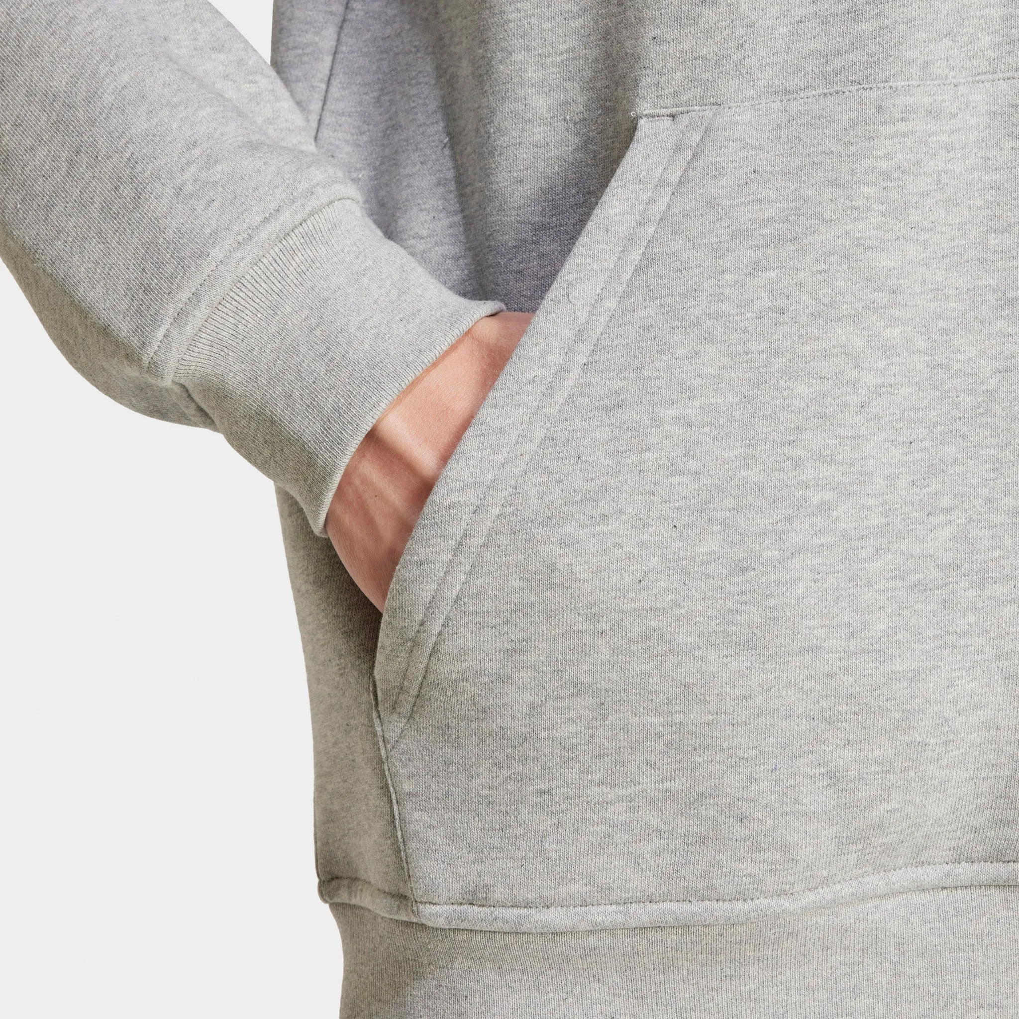 Mens Adidas adidas Essentials Full Zip Hoodie / Medium Grey Heather