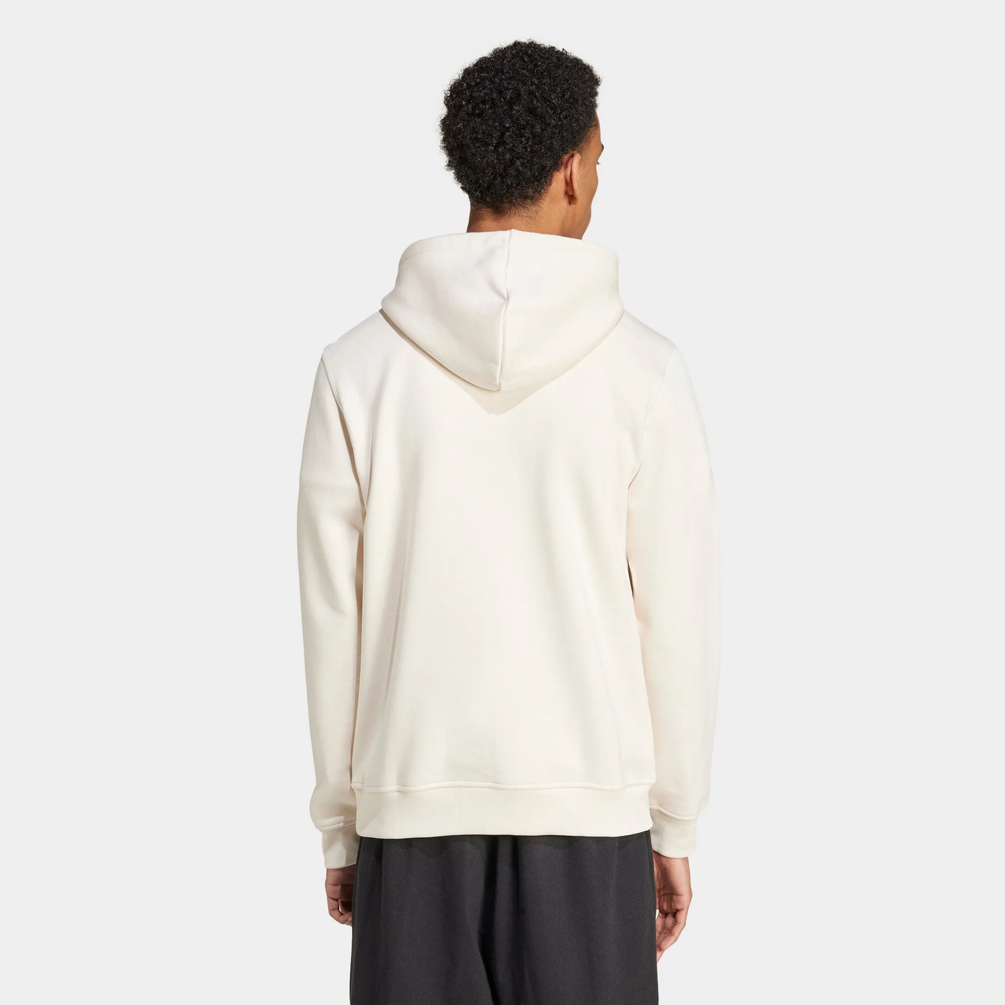 Mens Adidas adidas Essentials Pullover Hoodie / Wonder White