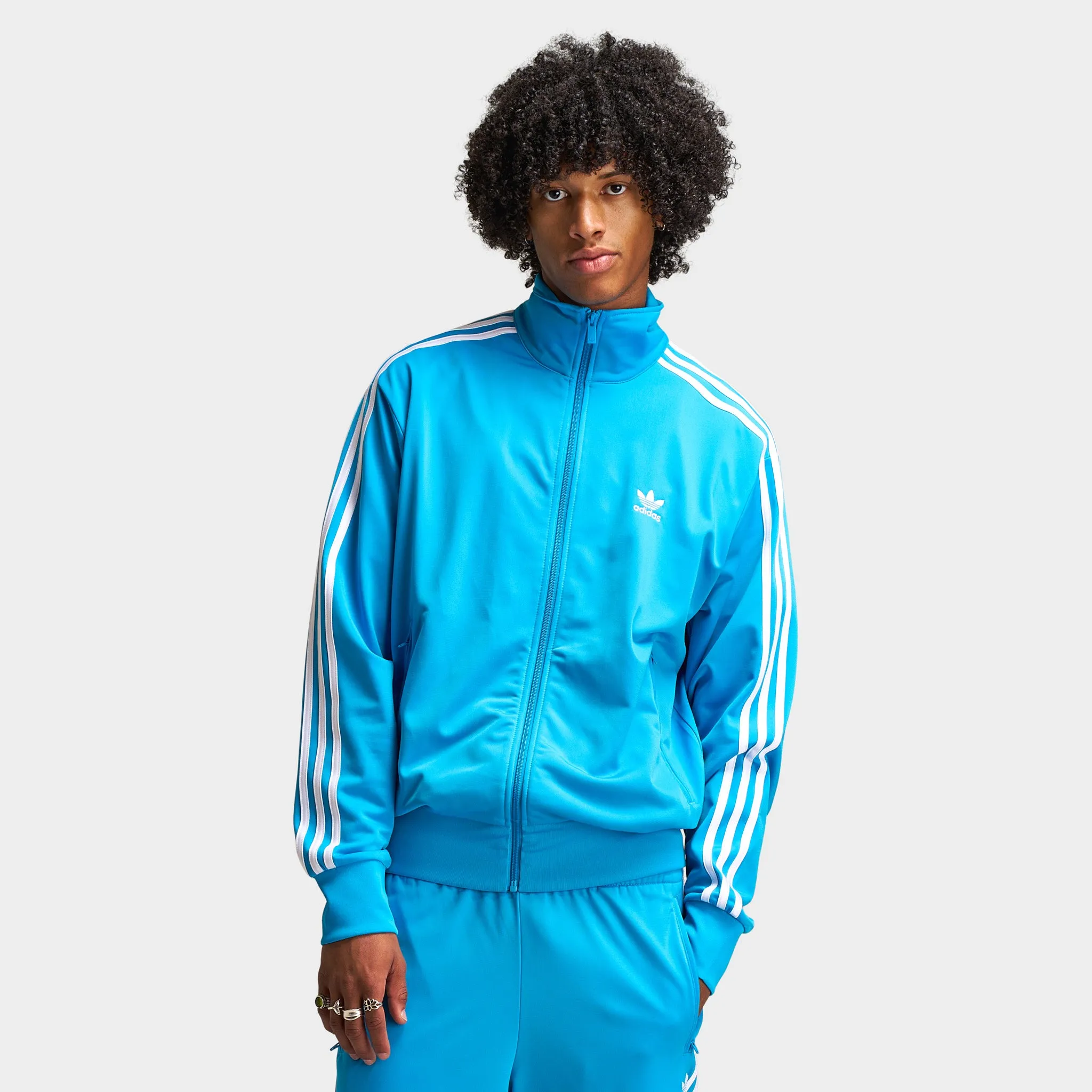 Mens Adidas adidas Firebird Track Top / Sky Blue