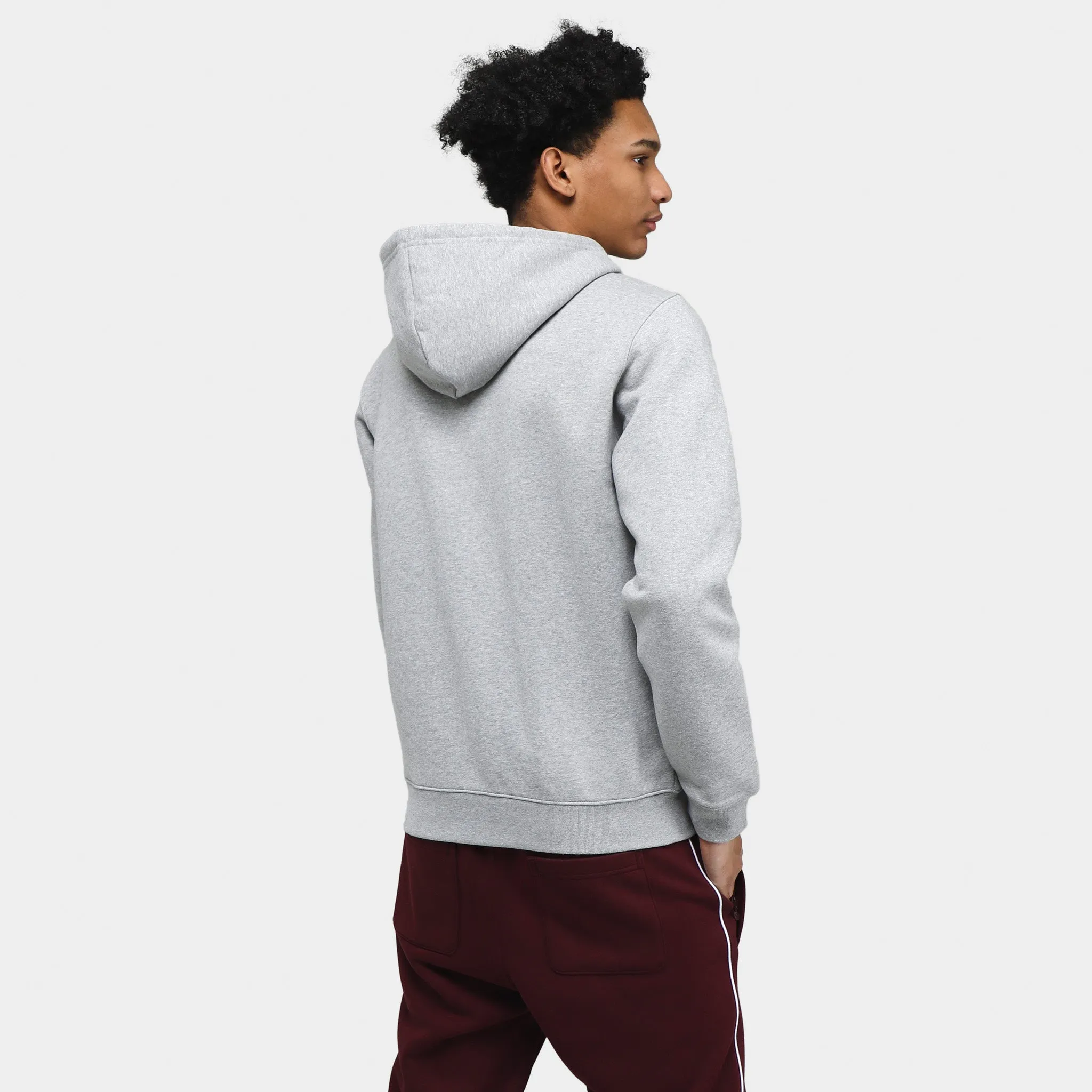 Mens Adidas adidas Originals Trefoil Essentials Full Zip Hoodie / Medium Grey Heather