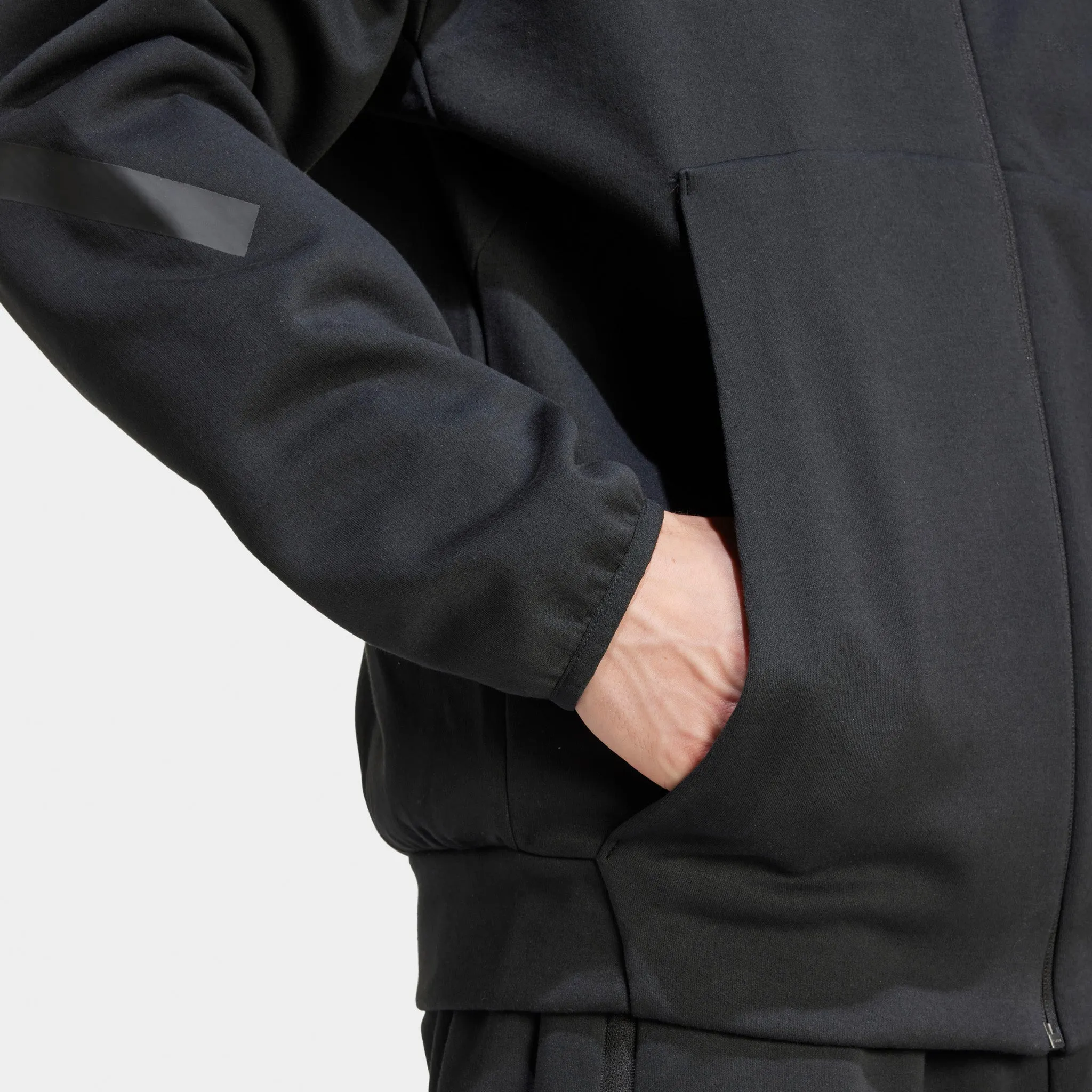 Mens Adidas adidas Z.N.E. Full-Zip Hoodie / Black