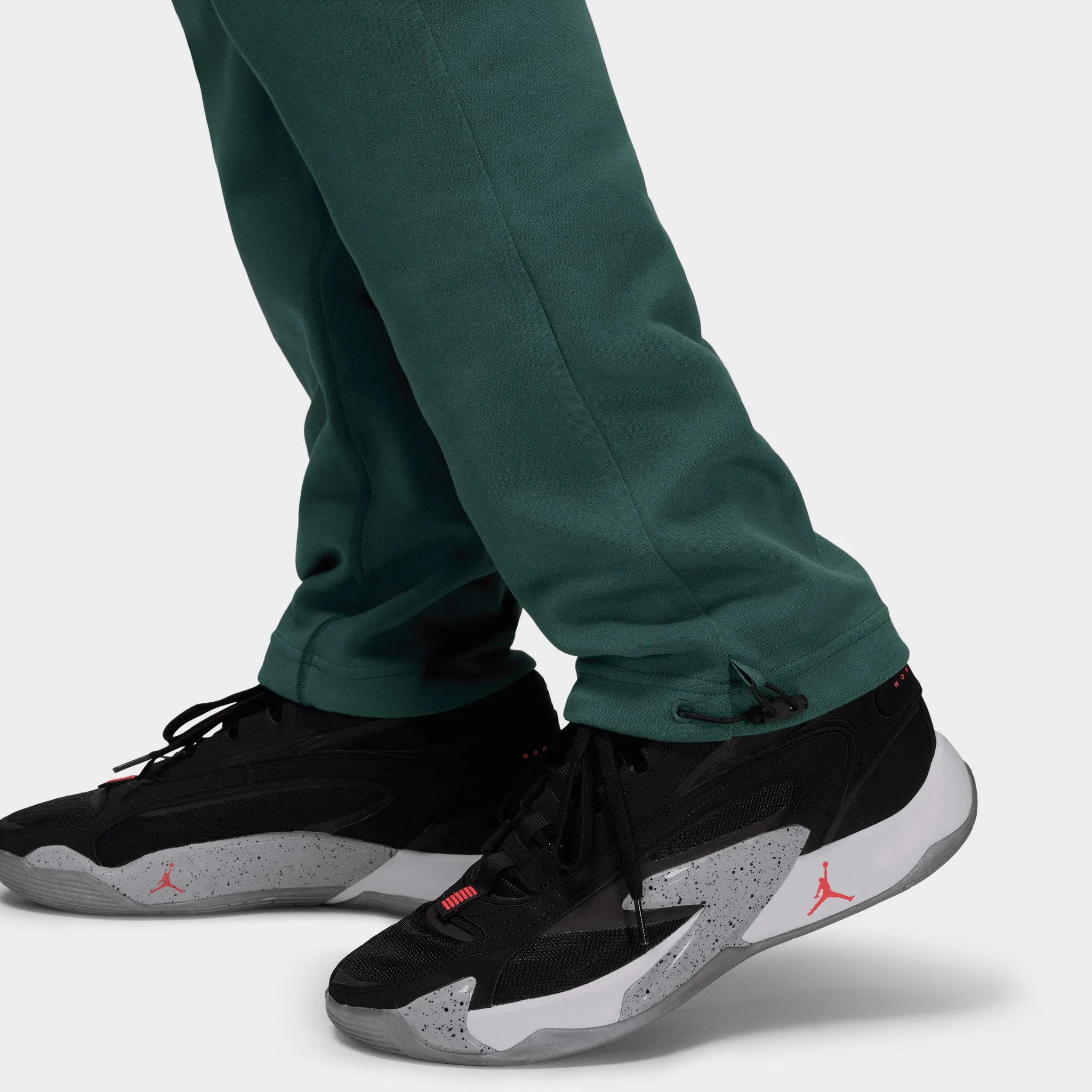 Mens Jordan Jordan Dri-FIT Sport Hoop Fleece Joggers Oxidized Green / White