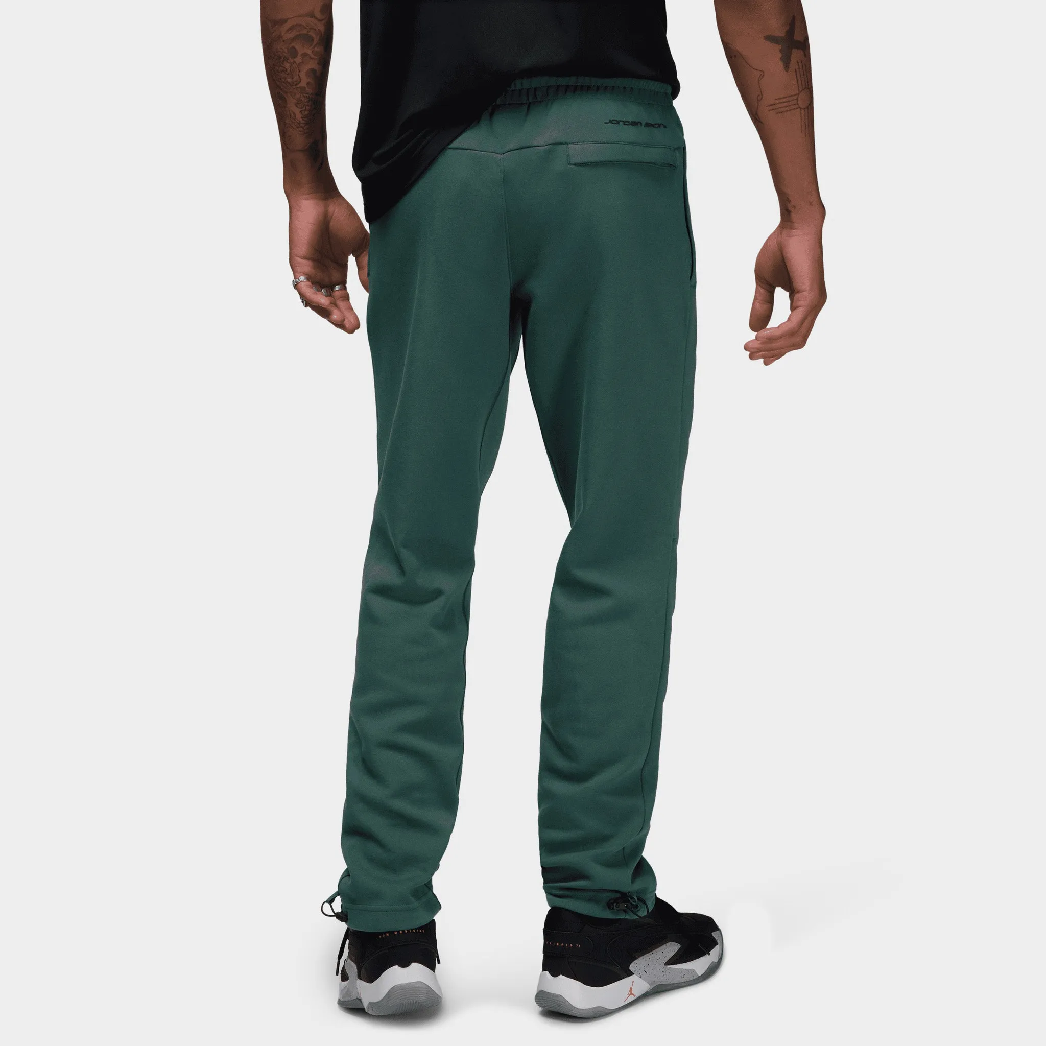Mens Jordan Jordan Dri-FIT Sport Hoop Fleece Joggers Oxidized Green / White