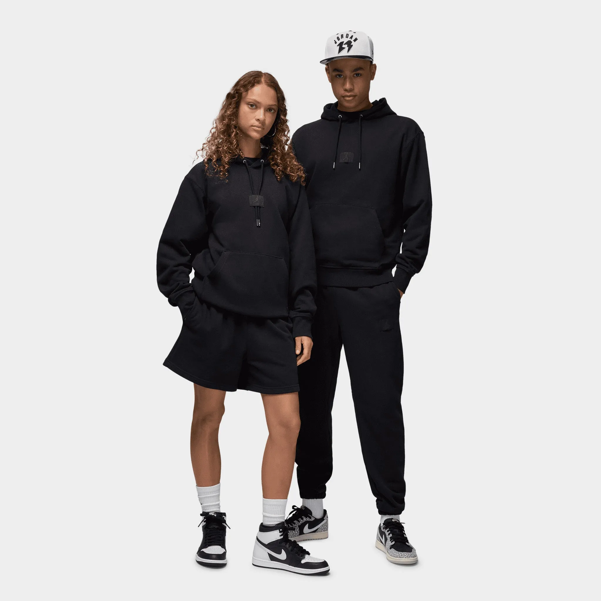 Mens Jordan Jordan Flight Fleece Pullover Hoodie / Black