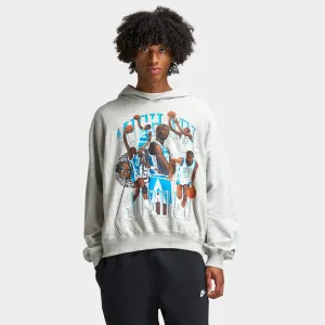 Mens Jordan Jordan Flight Pullover Hoodie Heather Grey / Black