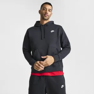 Mens Nike Nike Sportswear Club Fleece Pullover Hoodie / Black