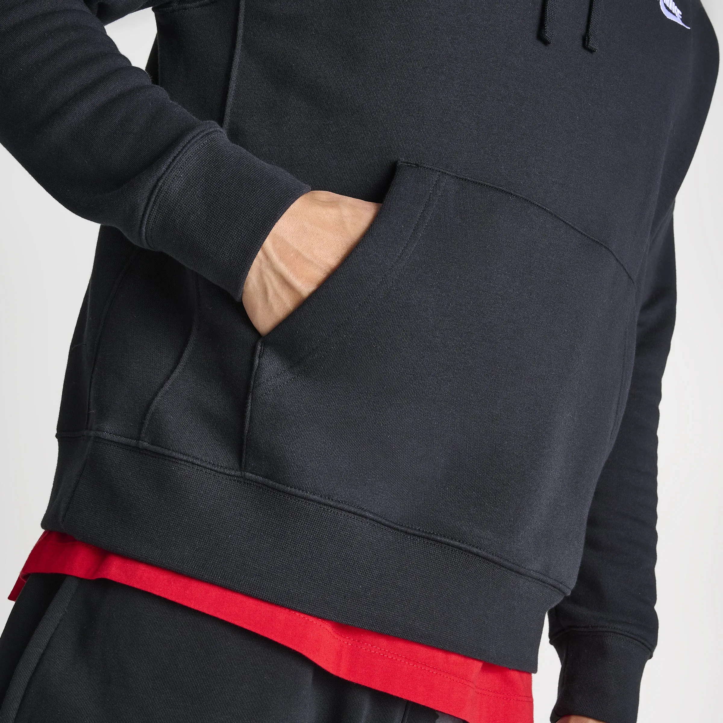 Mens Nike Nike Sportswear Club Fleece Pullover Hoodie / Black