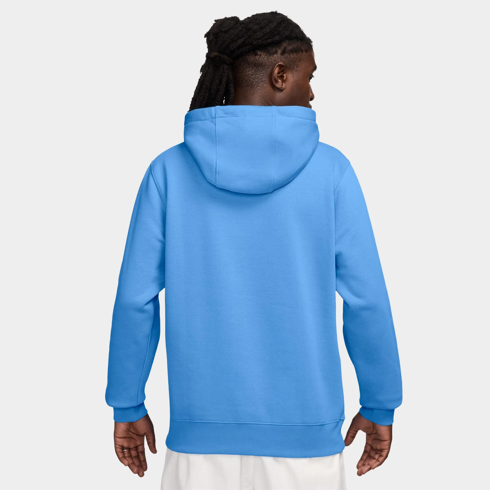 Mens Nike Nike Sportswear Club Hoodie University Blue / University Blue - White