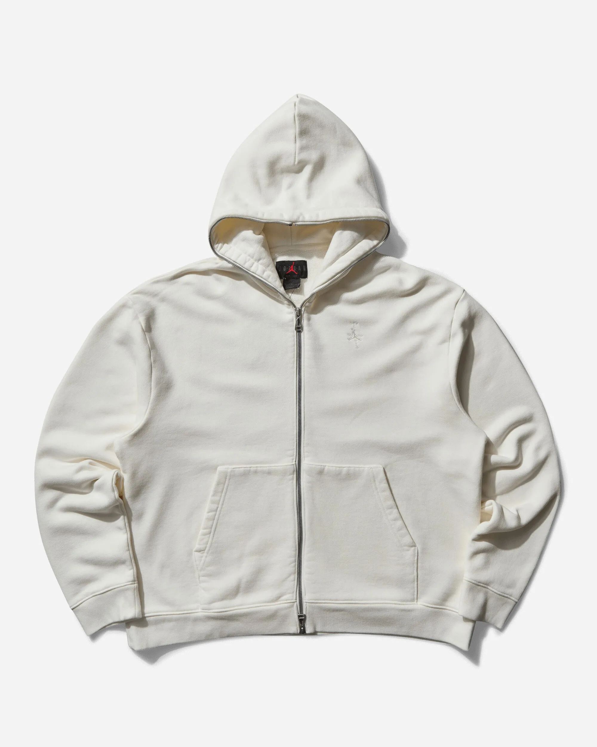 Men's Travis Scott Full-Zip Hoodie Sail