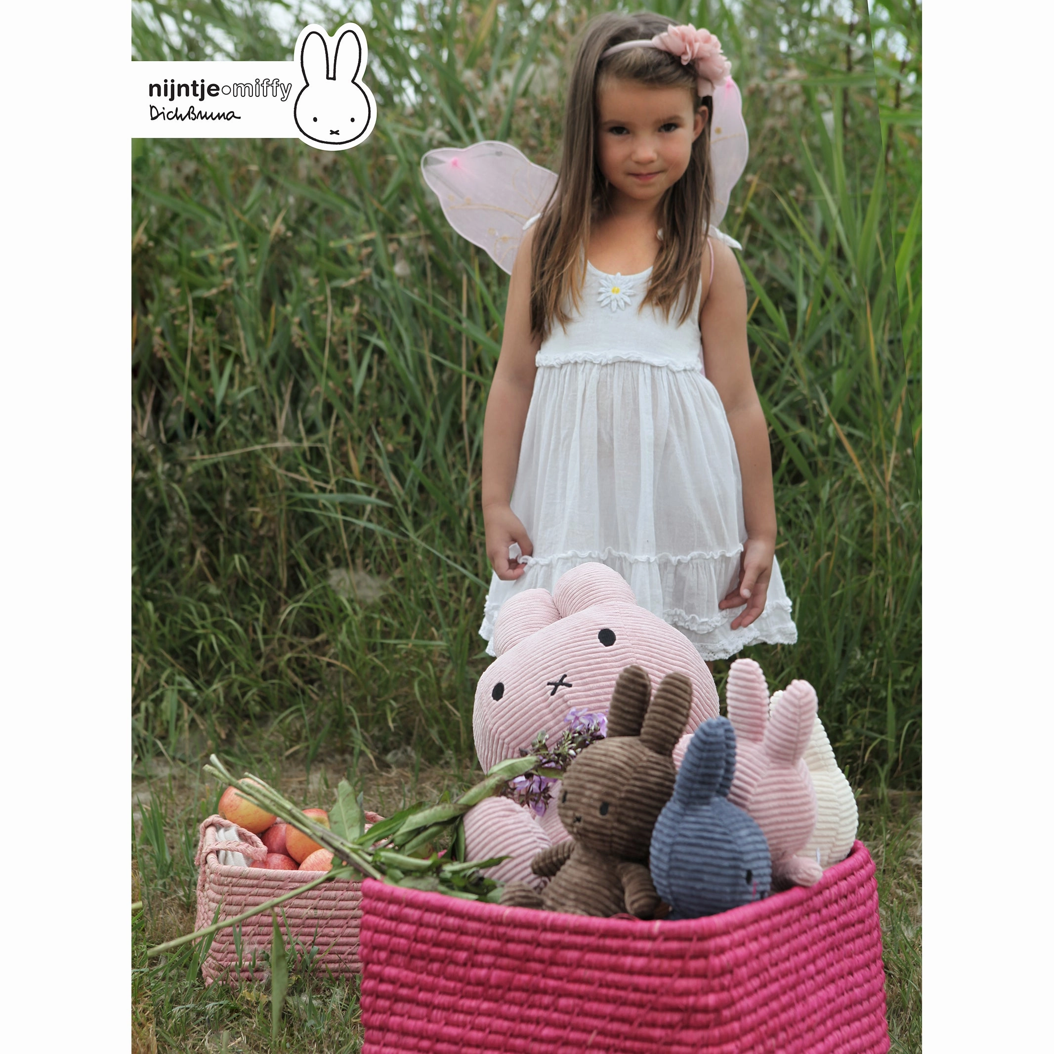Miffy Corduroy Grey