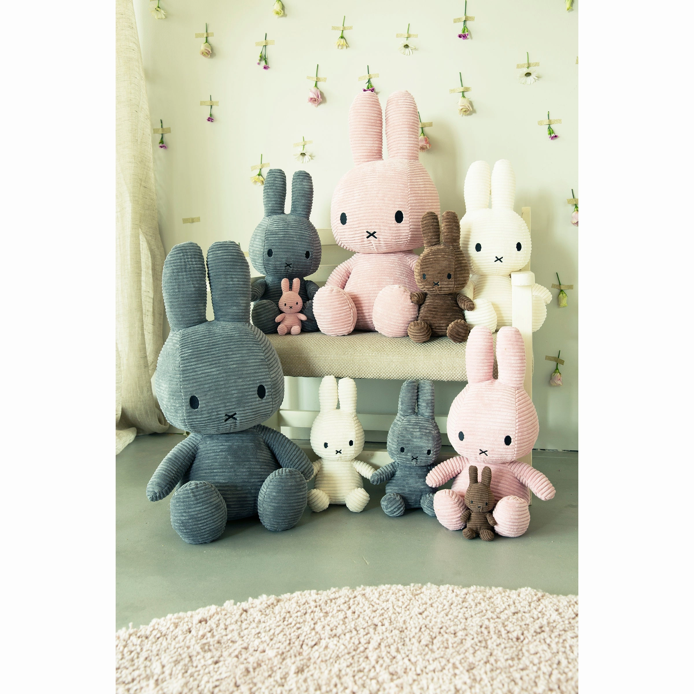 Miffy Corduroy Grey