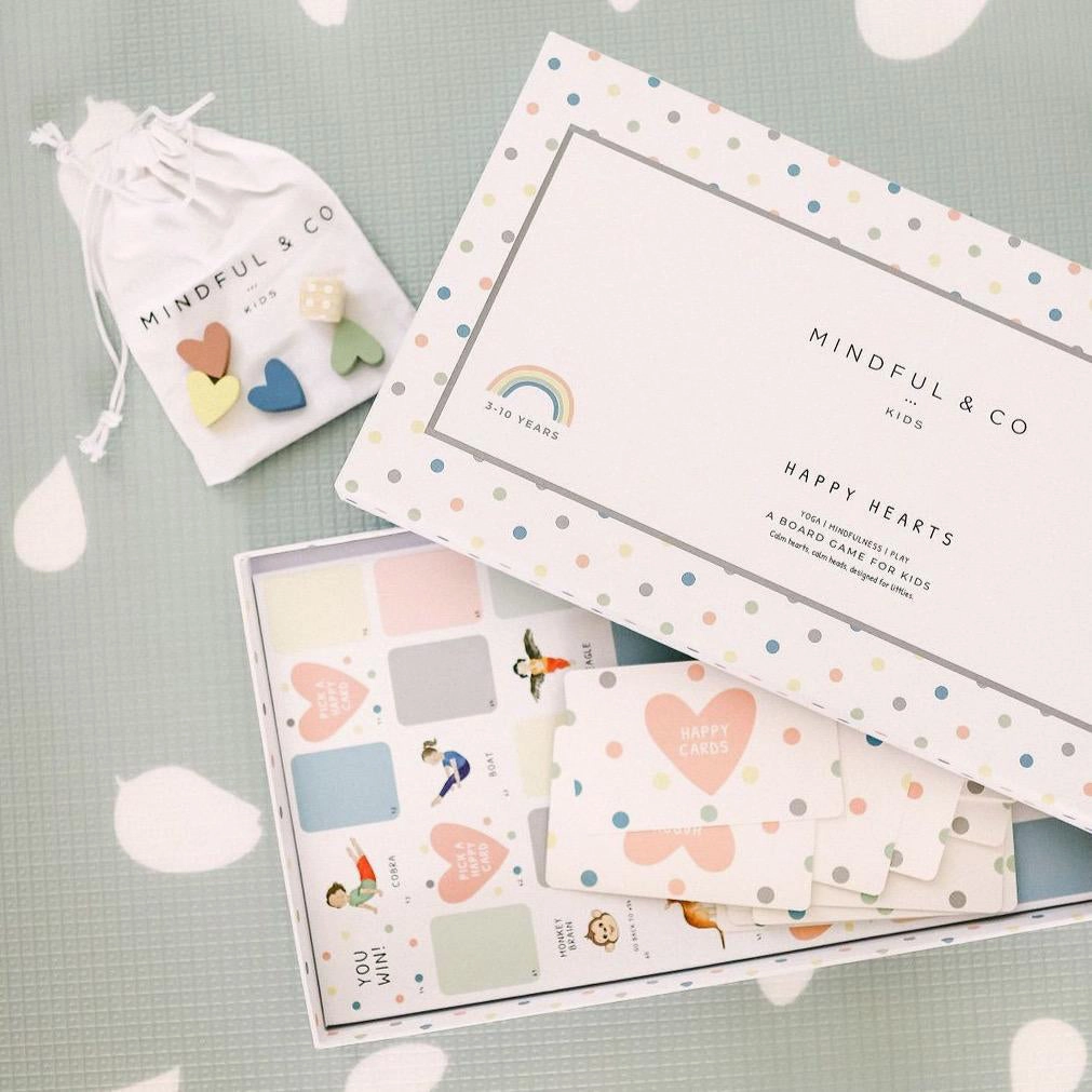 Mindful & Co Kids Happy Hearts Board Game