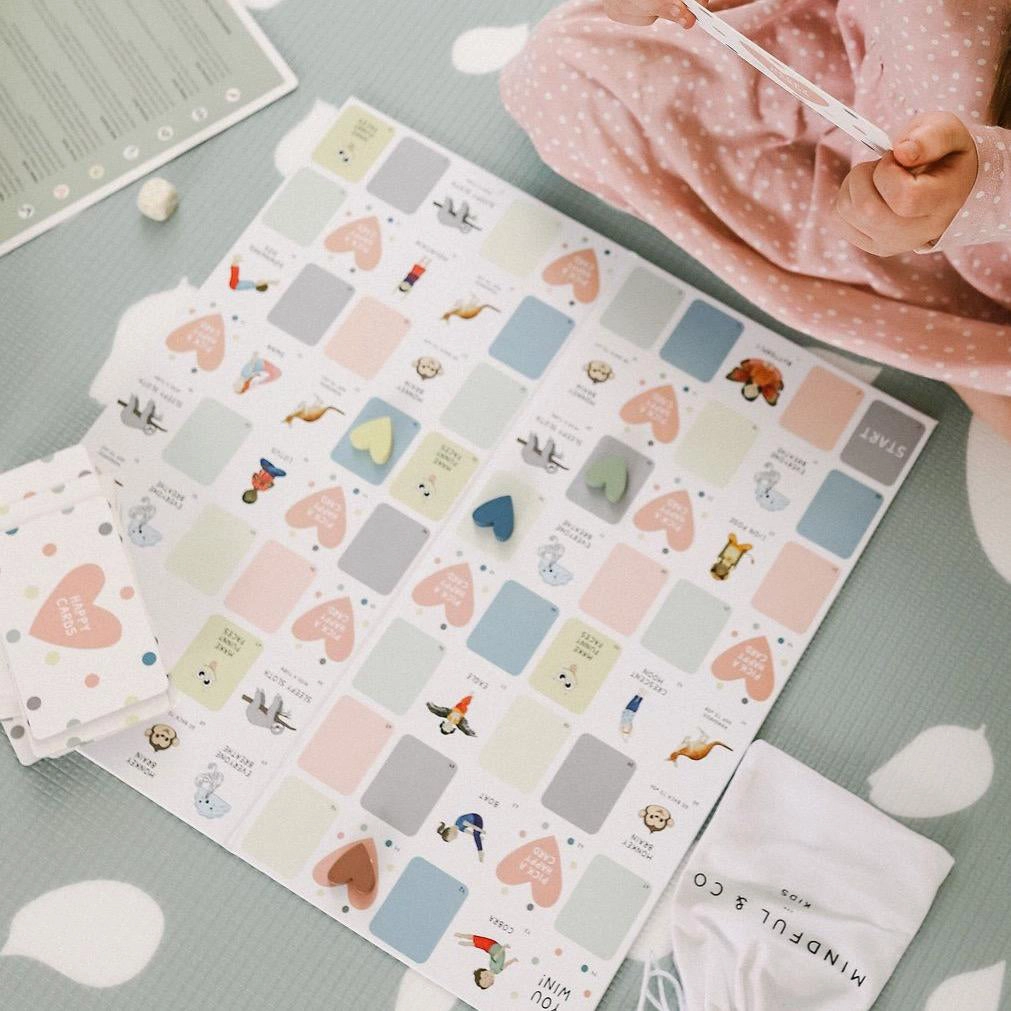 Mindful & Co Kids Happy Hearts Board Game